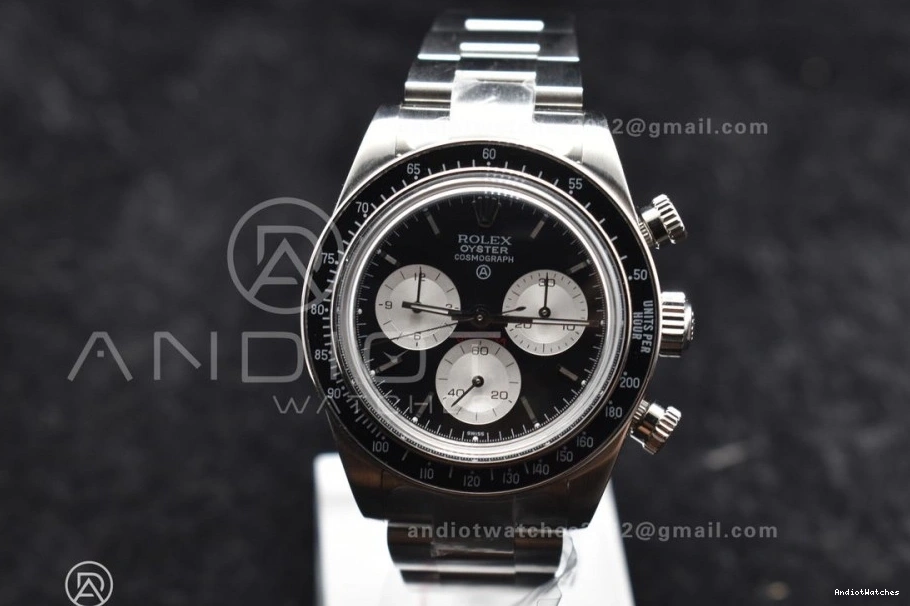 Bracelet 825 Comfortable on Black Daytona SS Best SS White A Edition Dial ADGF 0830